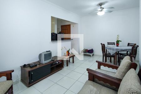 Sala de apartamento para alugar com 2 quartos, 82m² em Aviação, Praia Grande