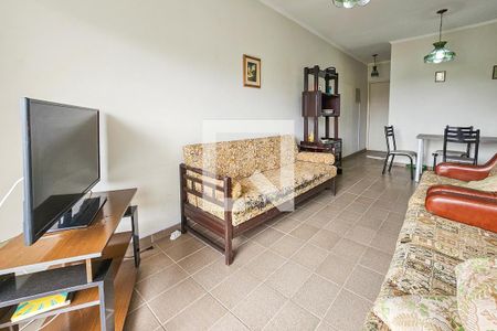 Sala de apartamento para alugar com 3 quartos, 80m² em Vila Julia, Guarujá