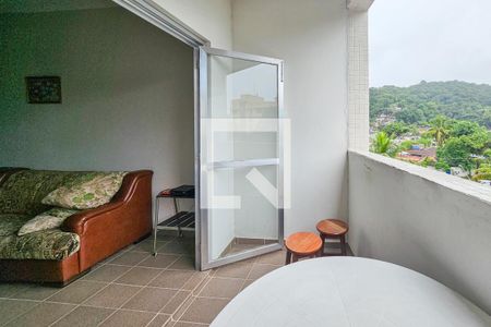 Varanda de apartamento para alugar com 3 quartos, 80m² em Vila Julia, Guarujá