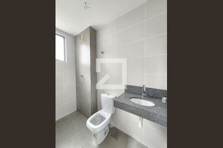Banheiro da Suíte de apartamento à venda com 2 quartos, 64m² em Alto Barroca, Belo Horizonte