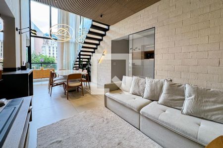 Sala de apartamento para alugar com 3 quartos, 115m² em Vila Olímpia, São Paulo