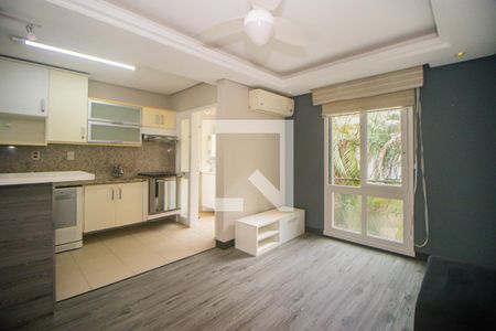 Sala de apartamento para alugar com 1 quarto, 42m² em Mont’serrat, Porto Alegre