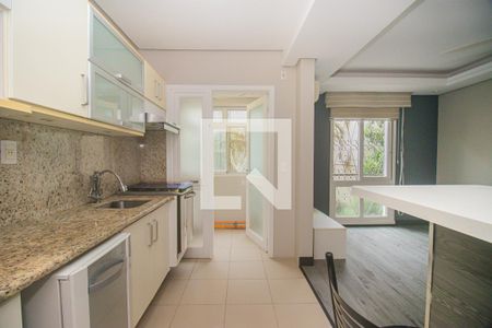 Cozinha de apartamento para alugar com 1 quarto, 42m² em Mont’serrat, Porto Alegre