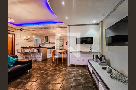 Sala de apartamento para alugar com 3 quartos, 115m² em Tortuga, Guarujá