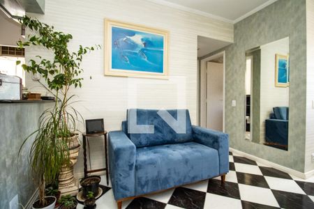 Sala, ambiente de estar de apartamento à venda com 2 quartos, 62m² em Moema, São Paulo