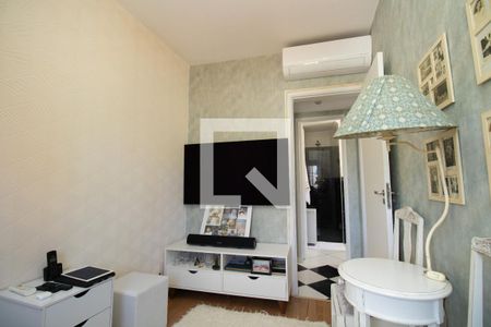 Quarto 2, ar condicionado, rack TV de apartamento à venda com 2 quartos, 62m² em Moema, São Paulo