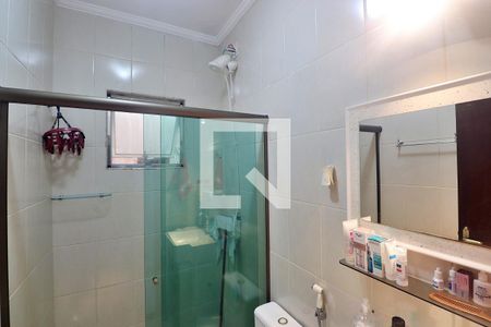 Banheiro da Suíte de casa à venda com 2 quartos, 68m² em Vila Camilopolis, Santo André