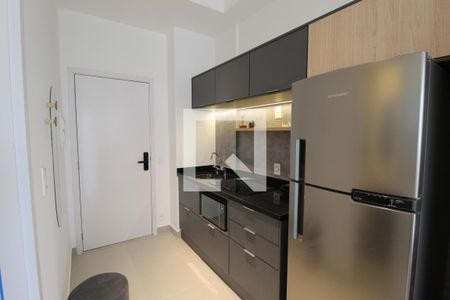 Cozinha de kitnet/studio à venda com 1 quarto, 26m² em Indianópolis, São Paulo