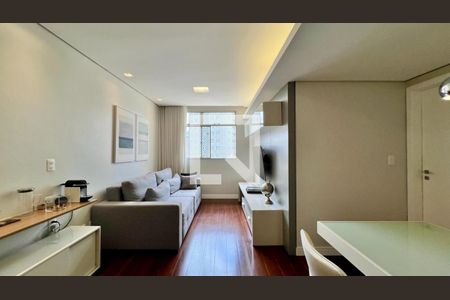 sala de apartamento à venda com 3 quartos, 95m² em Cidade Jardim, Belo Horizonte