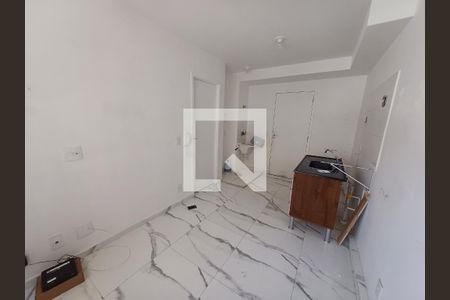 Sala/Cozinha de apartamento à venda com 1 quarto, 24m² em Paraíso do Morumbi, São Paulo
