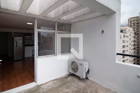 Studio para alugar com 35m², 1 quarto e sem vagaVaranda
