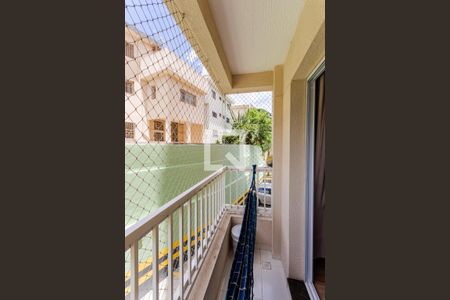 Varanda da Sala de apartamento à venda com 2 quartos, 53m² em Campestre, Santo André