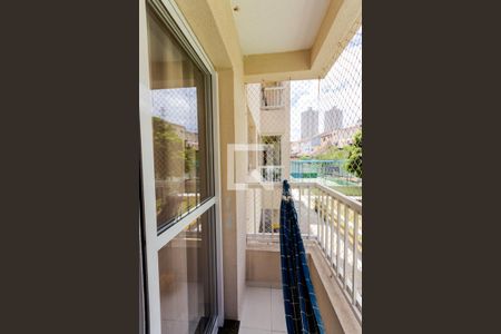 Varanda da Sala de apartamento à venda com 2 quartos, 53m² em Campestre, Santo André