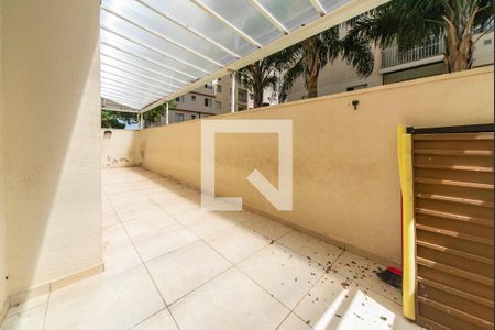 Varanda da Sala e Quintal de apartamento para alugar com 3 quartos, 106m² em Vila Homero Thon, Santo André