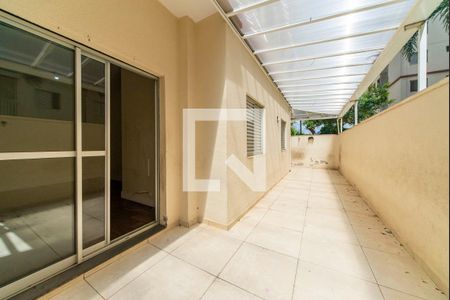 Varanda da Sala e Quintal de apartamento para alugar com 3 quartos, 106m² em Vila Homero Thon, Santo André