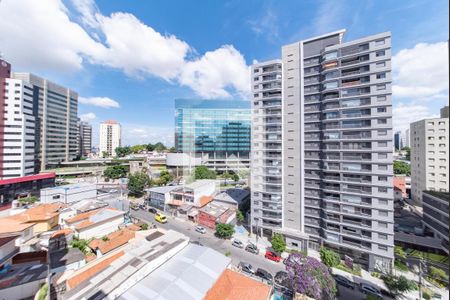 Sacada - Vista de kitnet/studio para alugar com 1 quarto, 27m² em Vila Guarani (z Sul), São Paulo