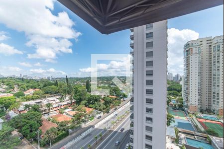 Varanda da Sala - Vista de apartamento à venda com 3 quartos, 230m² em Brooklin Paulista, São Paulo