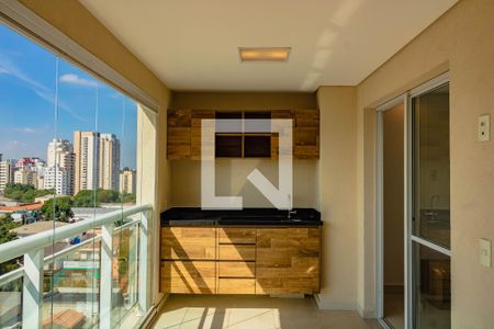 Varanda  de apartamento à venda com 1 quarto, 53m² em Vila Alexandria, São Paulo