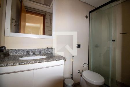 Banheiro de apartamento para alugar com 1 quarto, 40m² em Brooklin Paulista, São Paulo