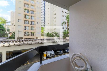 Varanda da Sala de apartamento à venda com 2 quartos, 67m² em Brooklin, São Paulo