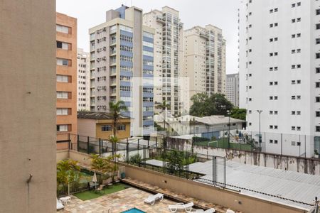 Vista de kitnet/studio para alugar com 1 quarto, 42m² em Moema, São Paulo