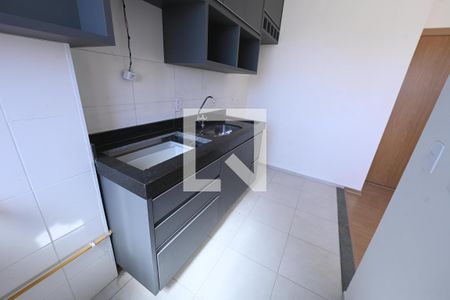 Cozinha de apartamento para alugar com 2 quartos, 42m² em Chácara São Pedro, Aparecida de Goiânia