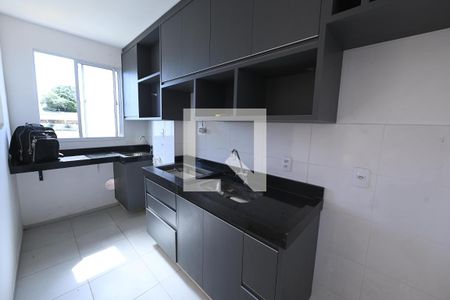 Cozinha de apartamento para alugar com 2 quartos, 42m² em Chácara São Pedro, Aparecida de Goiânia
