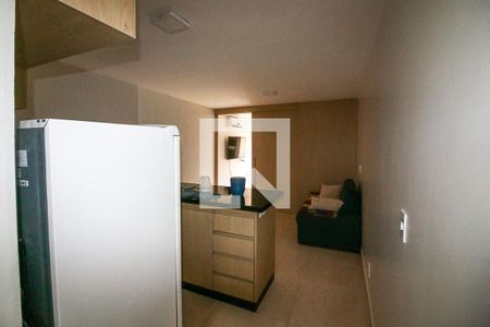 Cozinha Americana / Sala de kitnet/studio para alugar com 1 quarto, 42m² em Asa Norte, Brasília