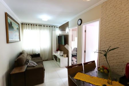 sala  de apartamento à venda com 3 quartos, 60m² em Parque Marabá, Taboão da Serra