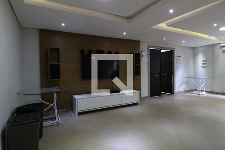 Área comum - Salão de festas de apartamento para alugar com 2 quartos, 44m² em Vila Homero Thon, Santo André