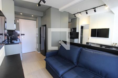 Sala/Cozinha de kitnet/studio à venda com 1 quarto, 30m² em Vila Nova Conceição, São Paulo