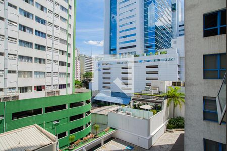 Studio para alugar com 37m², 1 quarto e 1 vaga Studio para alugar com 37m², 1 quarto e 1 vagaVista da Varanda da Sala/Quarto