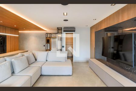 Sala de apartamento à venda com 2 quartos, 86m² em Jardim das Acácias, São Paulo