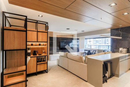 Sala de apartamento à venda com 2 quartos, 86m² em Jardim das Acácias, São Paulo