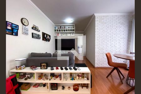 Sala de apartamento para alugar com 2 quartos, 58m² em Vila Indiana, São Paulo