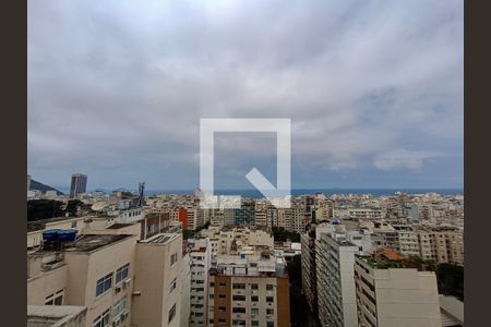 Sala varanda  vista  de apartamento para alugar com 3 quartos, 97m² em Copacabana, Rio de Janeiro