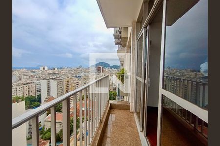 Sala varanda  de apartamento para alugar com 3 quartos, 97m² em Copacabana, Rio de Janeiro