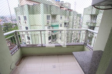 Varanda da Sala de apartamento para alugar com 3 quartos, 158m² em Taquara, Rio de Janeiro