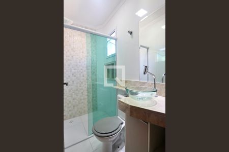 Suíte - Banheiro do Quarto 1 de apartamento à venda com 2 quartos, 65m² em Utinga, Santo André