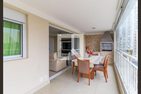 Varanda Gourmet de apartamento para alugar com 3 quartos, 110m² em Santo Amaro, São Paulo