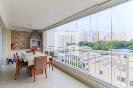 Varanda Gourmet de apartamento para alugar com 3 quartos, 110m² em Santo Amaro, São Paulo