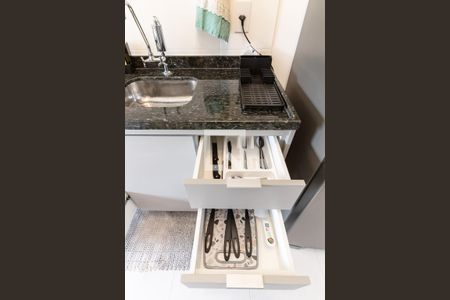 Studio para alugar com 25m², 1 quarto e sem vaga Studio para alugar com 25m², 1 quarto e sem vagaCozinha