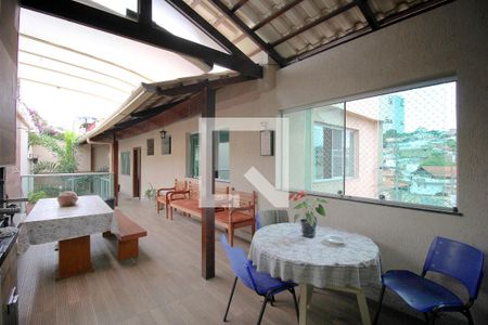 Area gourmet de casa à venda com 3 quartos, 273m² em Cachoeirinha, Belo Horizonte