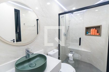 Banheiro da Suíte de apartamento à venda com 4 quartos, 181m² em Vila Clementino, São Paulo