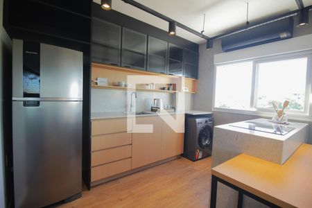 Cozinha e Área de Serviço de apartamento para alugar com 1 quarto, 33m² em Nossa Senhora das Gracas, Canoas