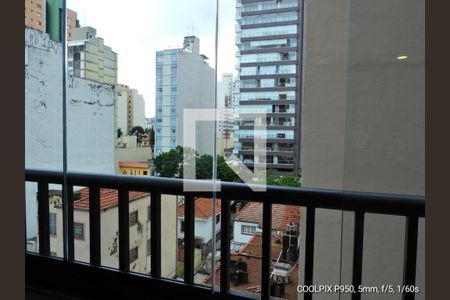 Vista da Sacada de kitnet/studio para alugar com 1 quarto, 26m² em Pinheiros, São Paulo