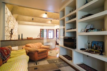 Sala de TV de casa à venda com 3 quartos, 600m² em Barcelona, São Caetano do Sul