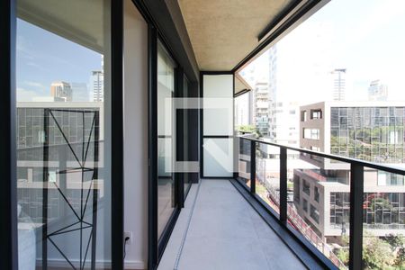 Varanda de apartamento para alugar com 1 quarto, 57m² em Vila Olímpia, São Paulo