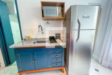 Cozinha de kitnet/studio para alugar com 1 quarto, 33m² em Bela Vista, São Paulo