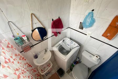 Banheiro de kitnet/studio à venda com 1 quarto, 24m² em Laranjeiras, Rio de Janeiro
